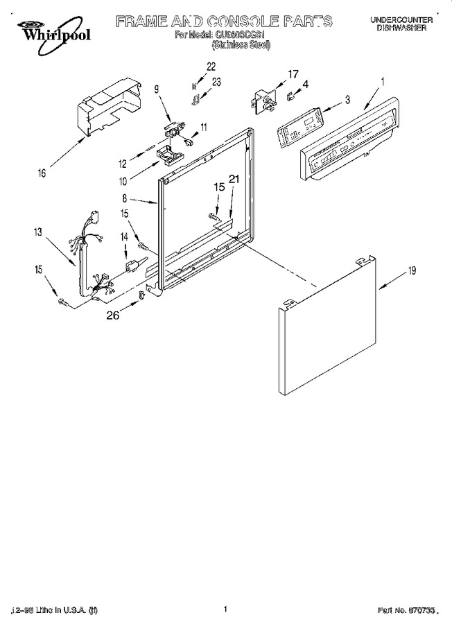 Diagram for GU980SCGS1