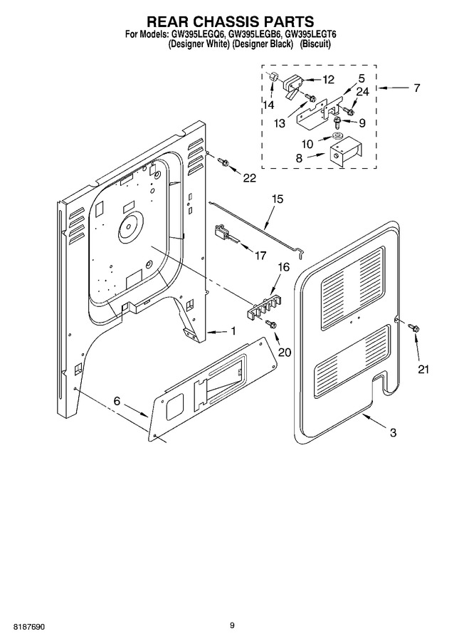 Diagram for GW395LEGT6