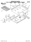 Diagram for 01 - Cooktop Parts