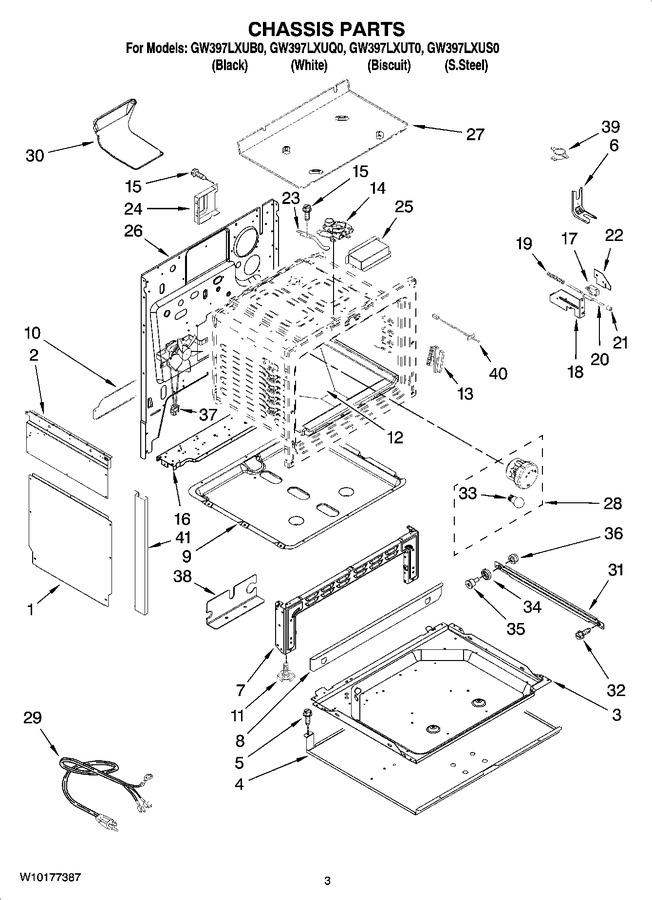 Diagram for GW397LXUB0