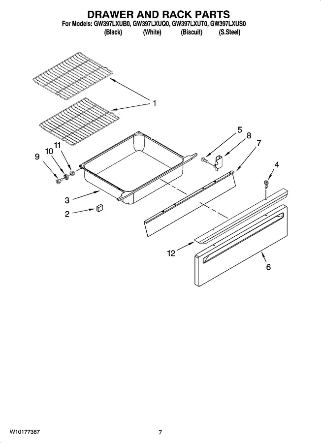 Diagram for GW397LXUB0