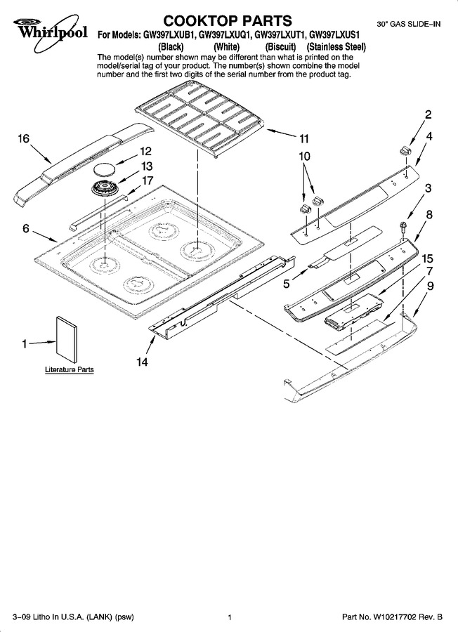 Diagram for GW397LXUS1