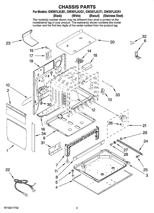 Diagram for GW397LXUS1