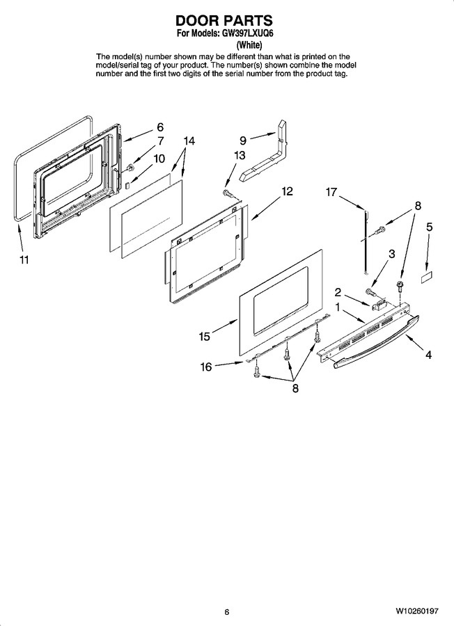 Diagram for GW397LXUQ6