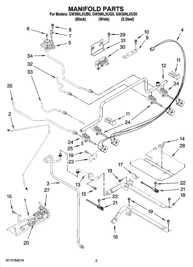 Diagram for GW399LXUS0