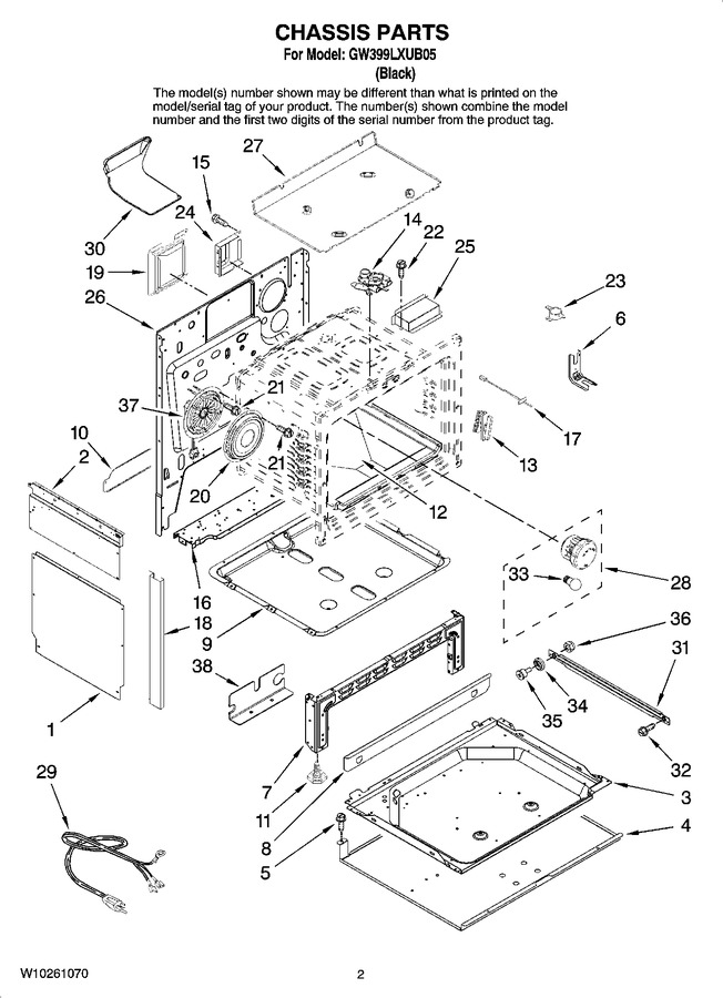 Diagram for GW399LXUB05