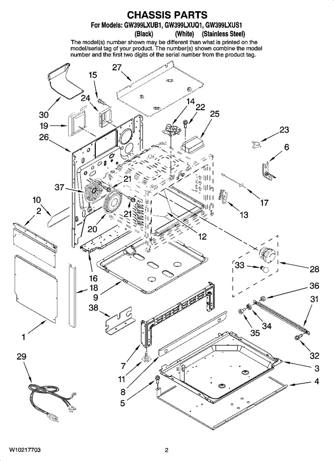 Diagram for GW399LXUS1