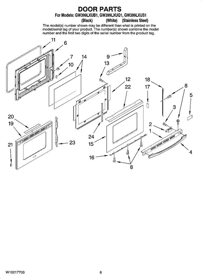 Diagram for GW399LXUQ1