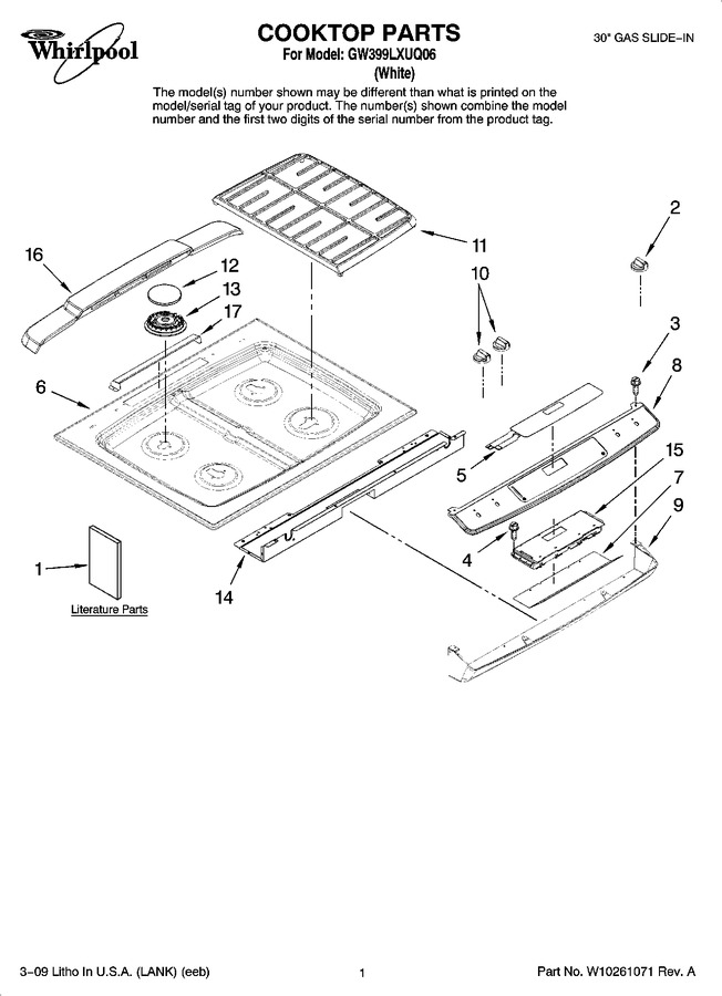 Diagram for GW399LXUQ06