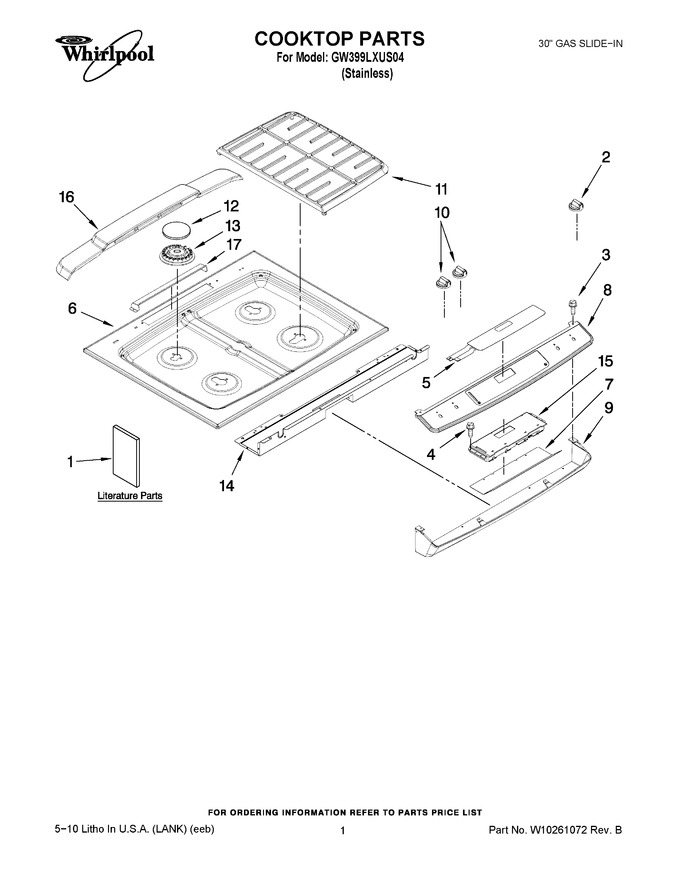 Diagram for GW399LXUS04