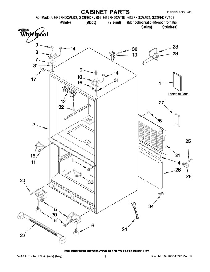 Diagram for GX2FHDXVY02