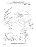 Diagram for 02 - Freezer Liner Parts