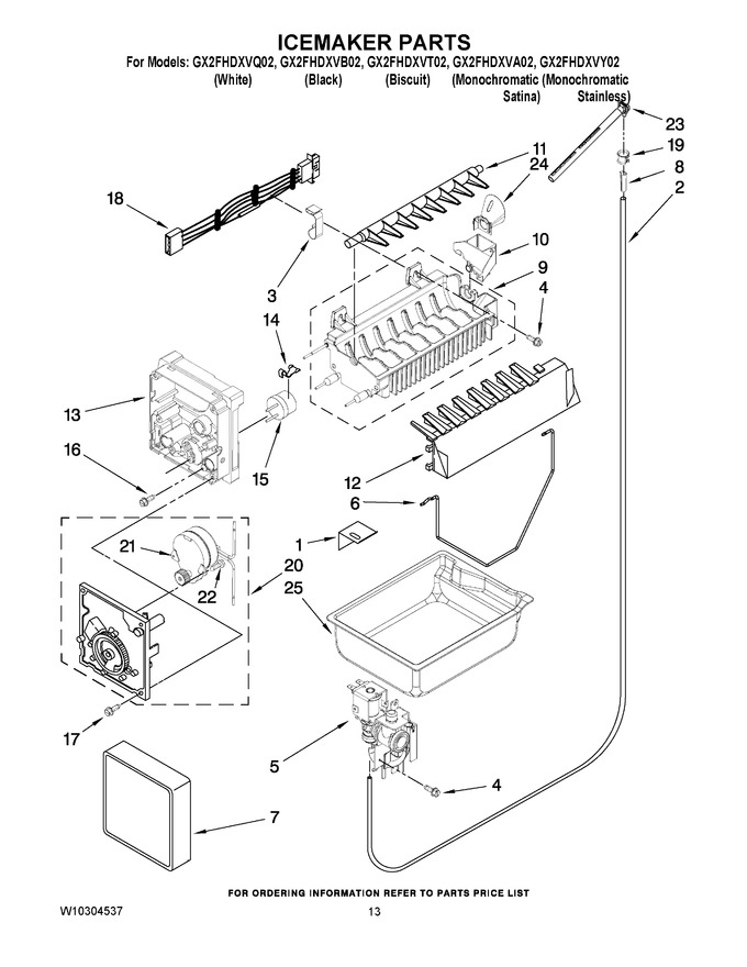 Diagram for GX2FHDXVY02