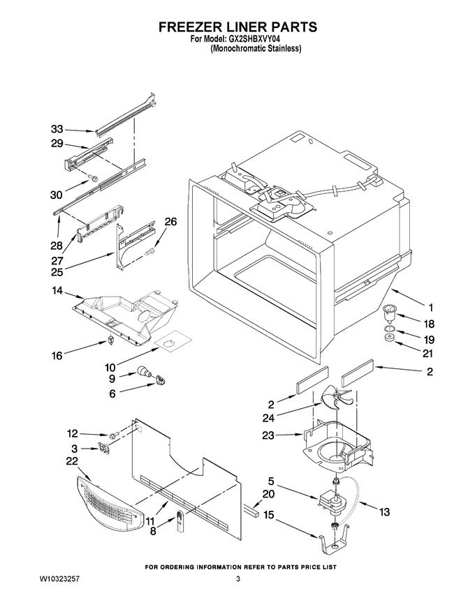 Diagram for GX2SHBXVY04