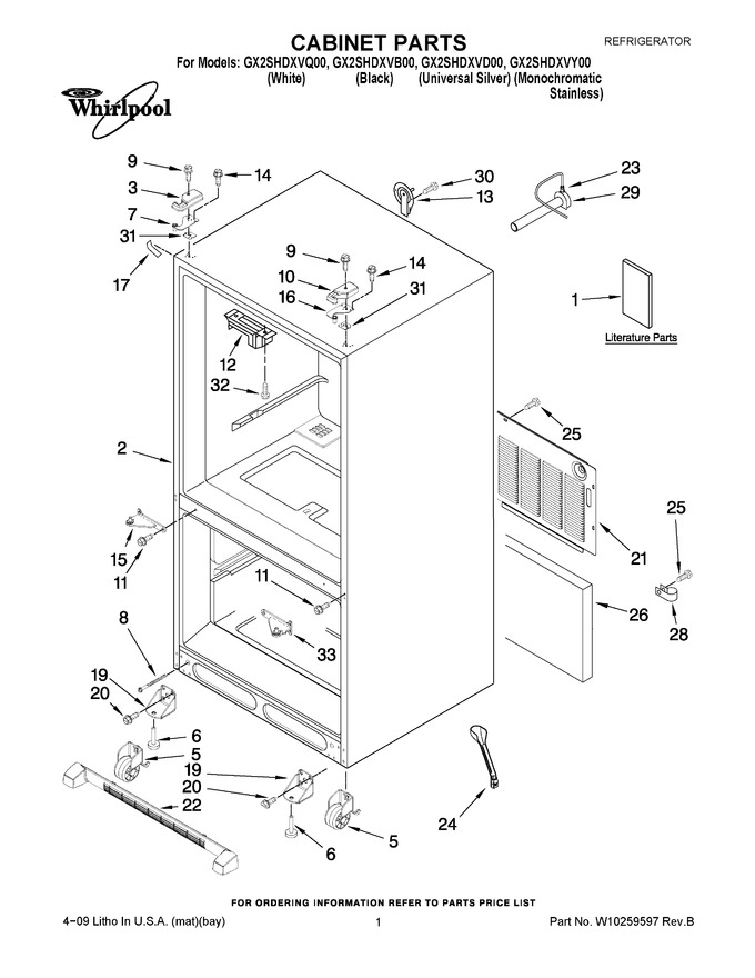 Diagram for GX2SHDXVB00