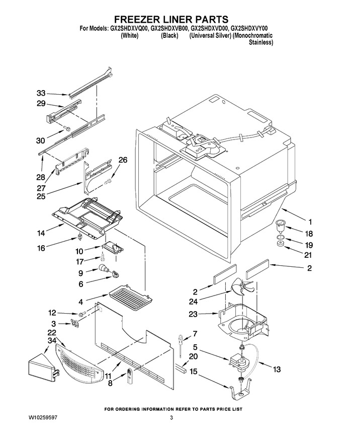 Diagram for GX2SHDXVB00