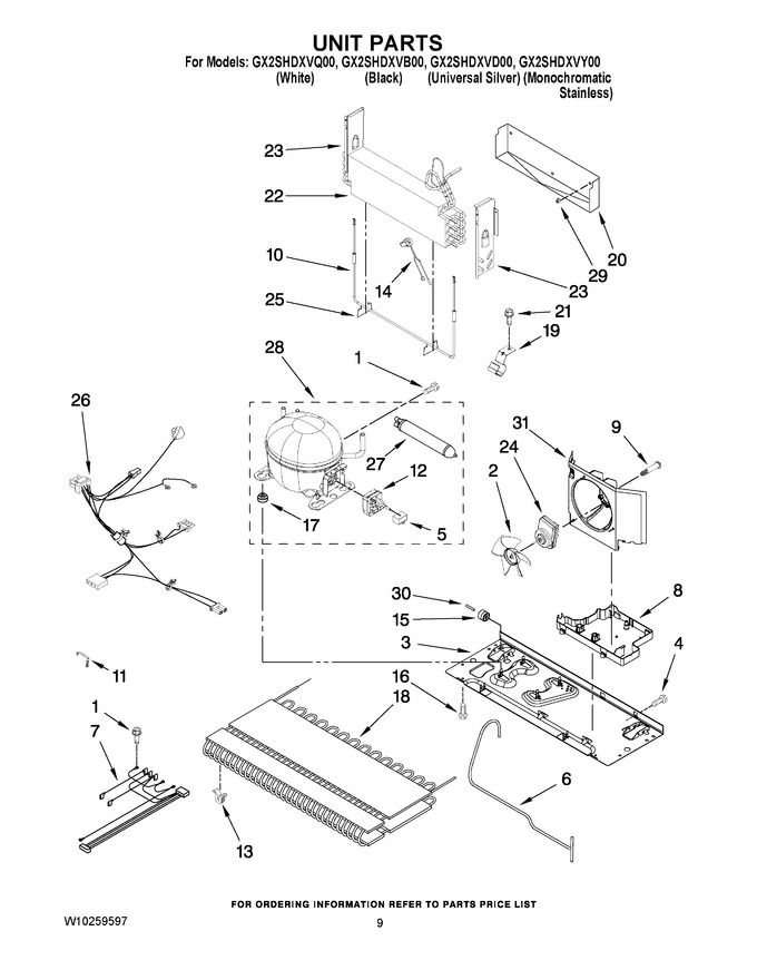 Diagram for GX2SHDXVB00
