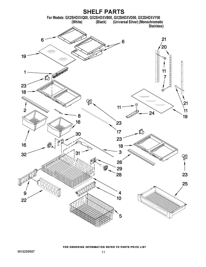 Diagram for GX2SHDXVB00
