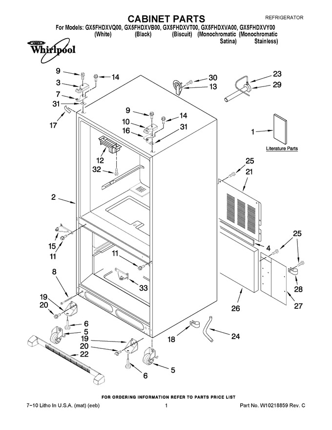 Diagram for GX5FHDXVQ00