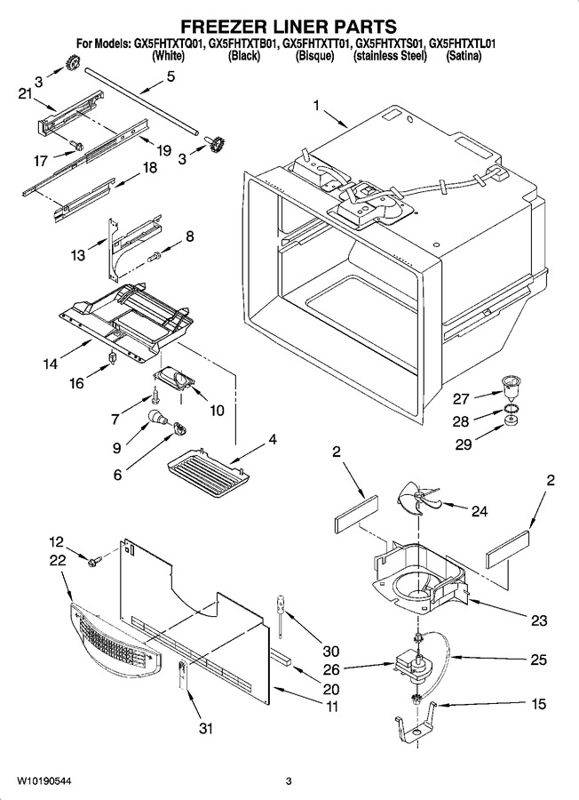 Diagram for GX5FHTXTB01