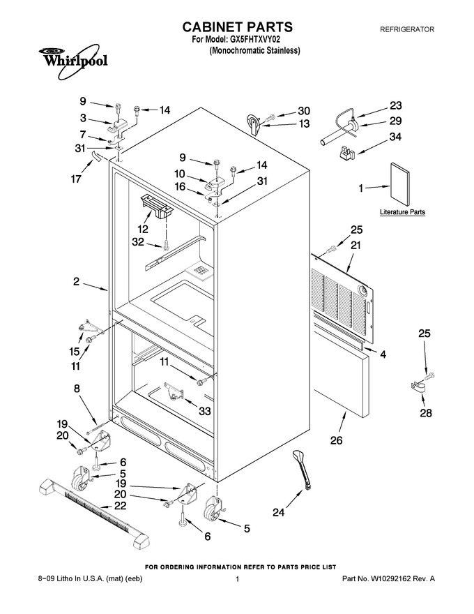 Diagram for GX5FHTXVY02