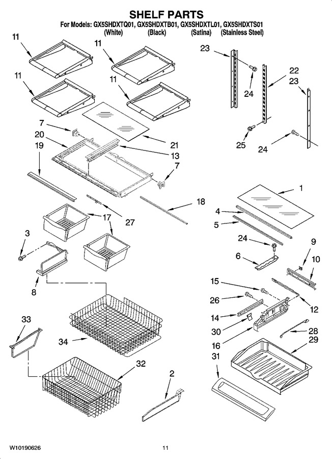 Diagram for GX5SHDXTB01