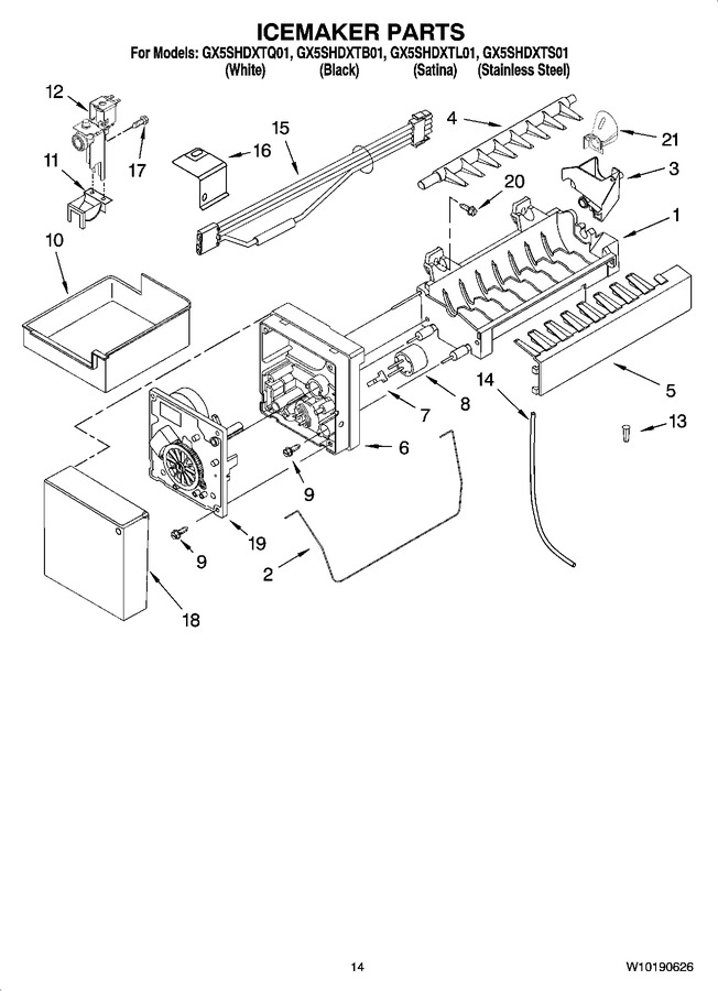 Diagram for GX5SHDXTB01