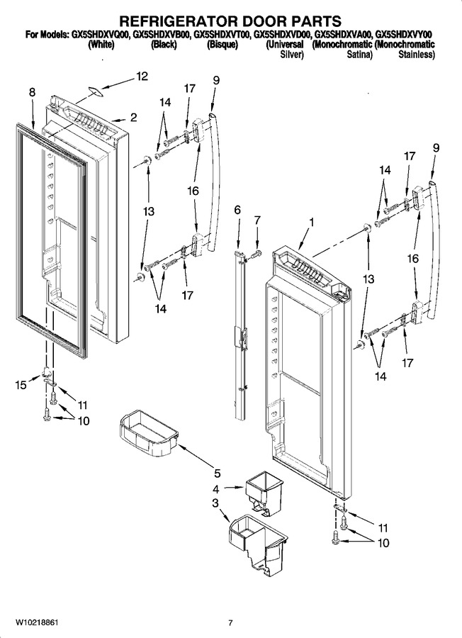Diagram for GX5SHDXVA00