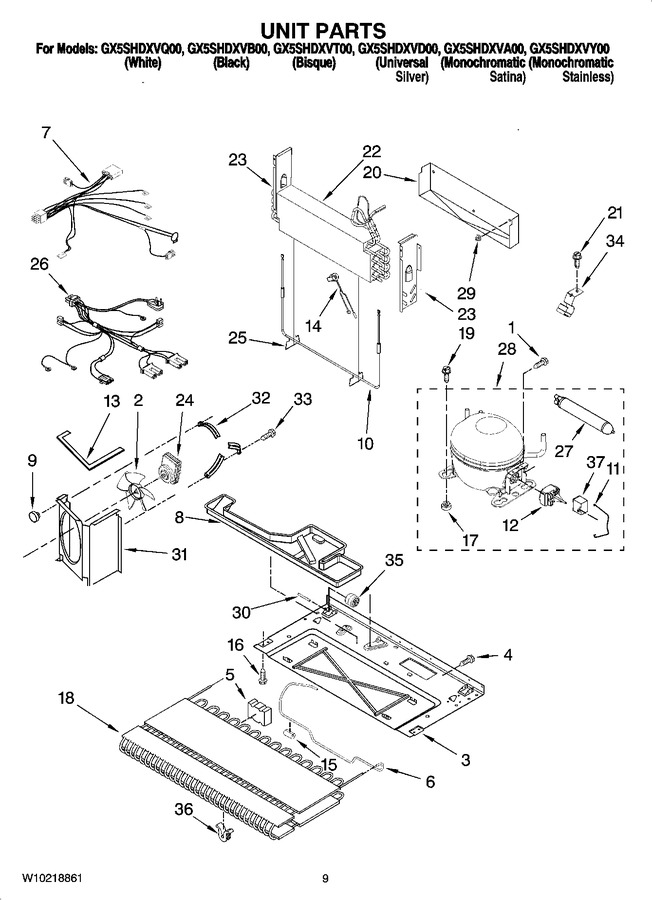 Diagram for GX5SHDXVT00