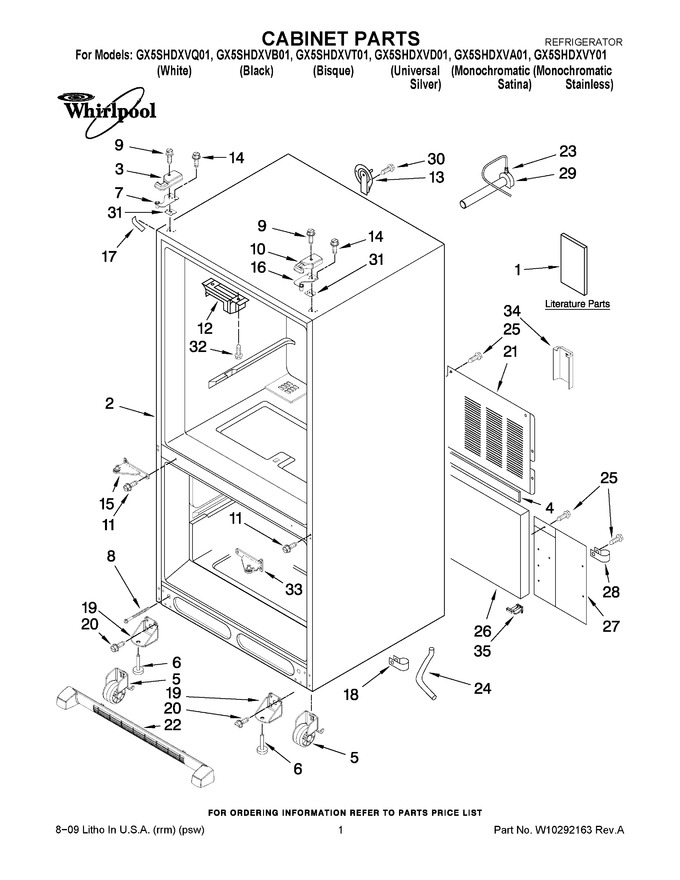 Diagram for GX5SHDXVT01