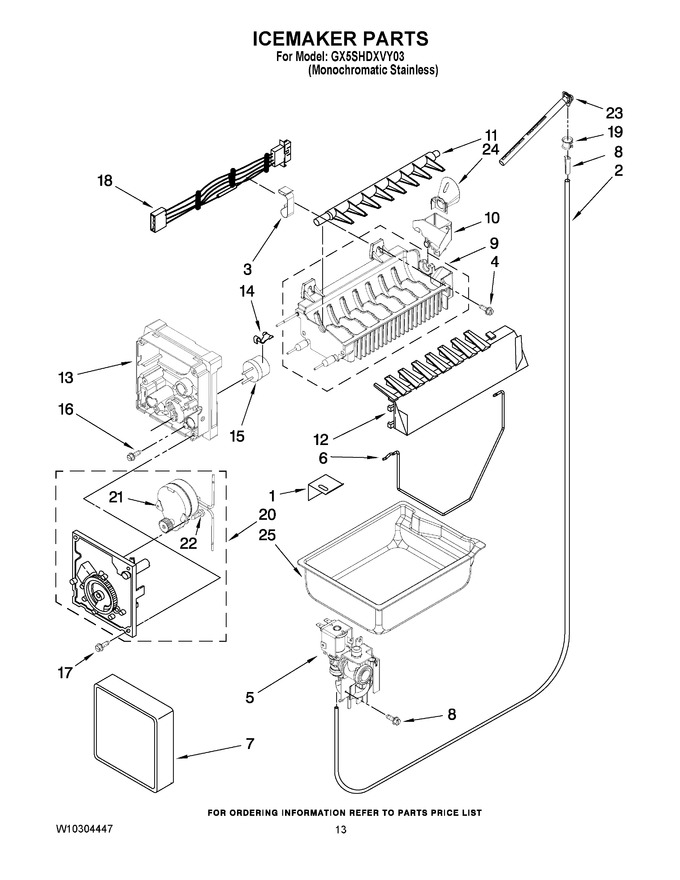 Diagram for GX5SHDXVY03