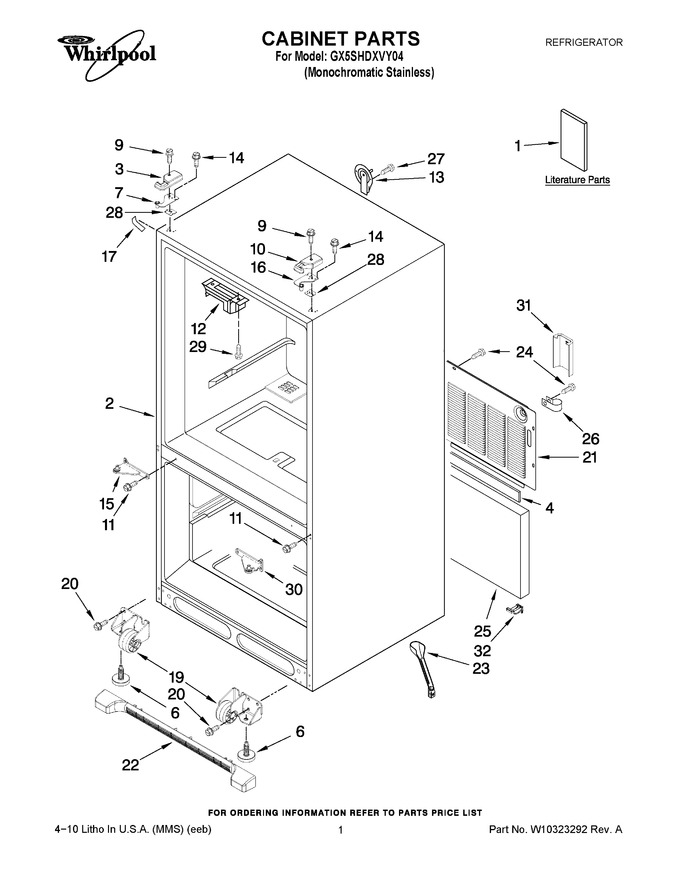 Diagram for GX5SHDXVY04