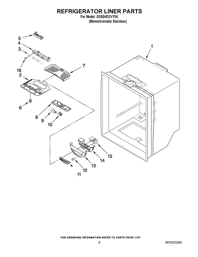 Diagram for GX5SHDXVY04