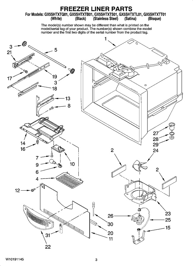 Diagram for GX5SHTXTQ01