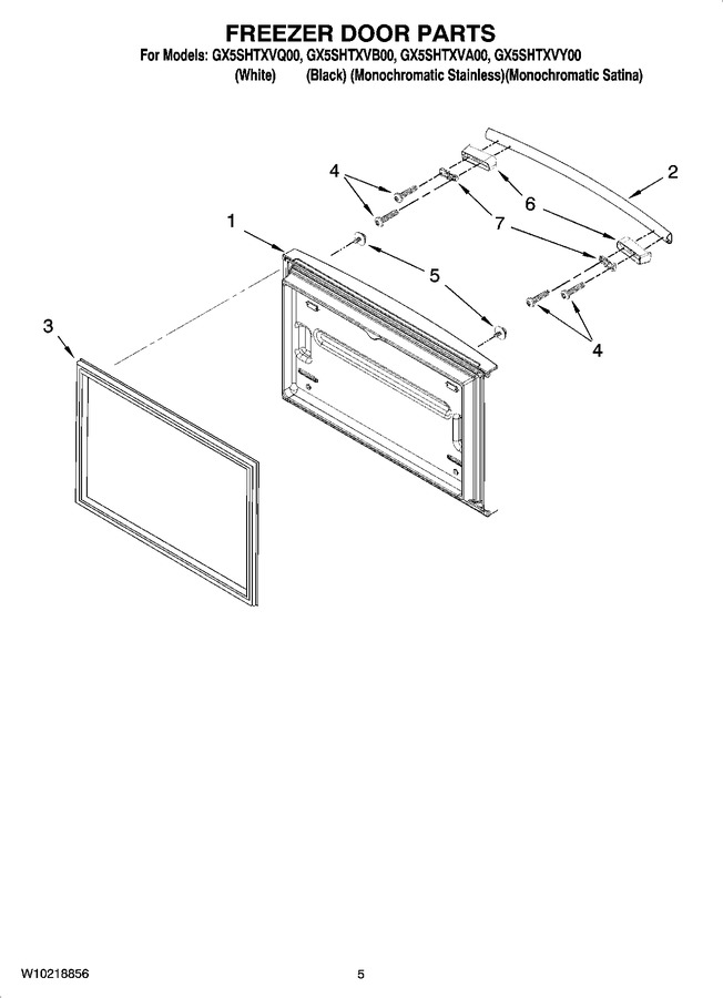 Diagram for GX5SHTXVB00