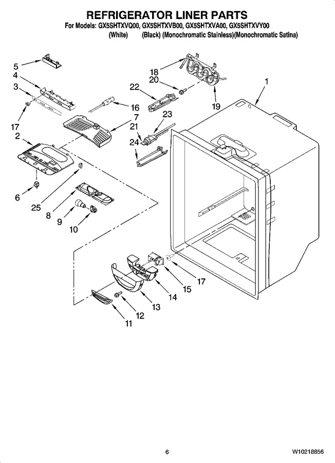 Diagram for GX5SHTXVB00