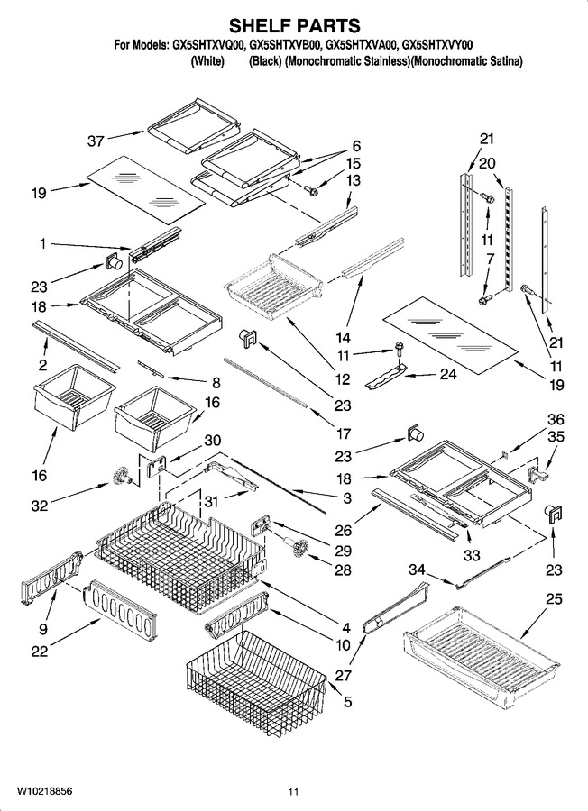 Diagram for GX5SHTXVA00