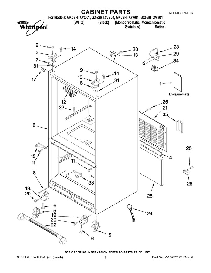 Diagram for GX5SHTXVY01