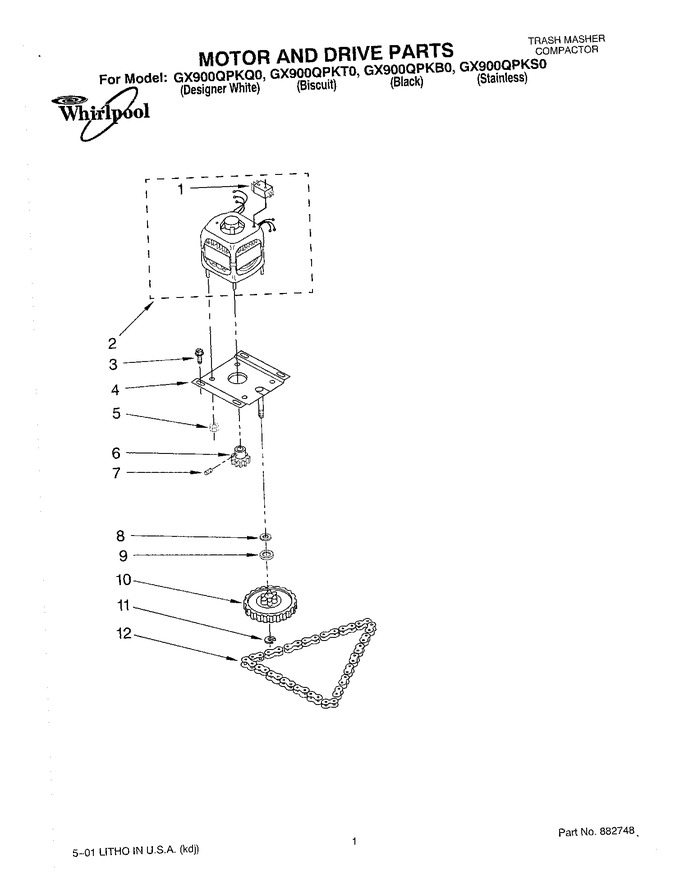 Diagram for GX900QPKT0