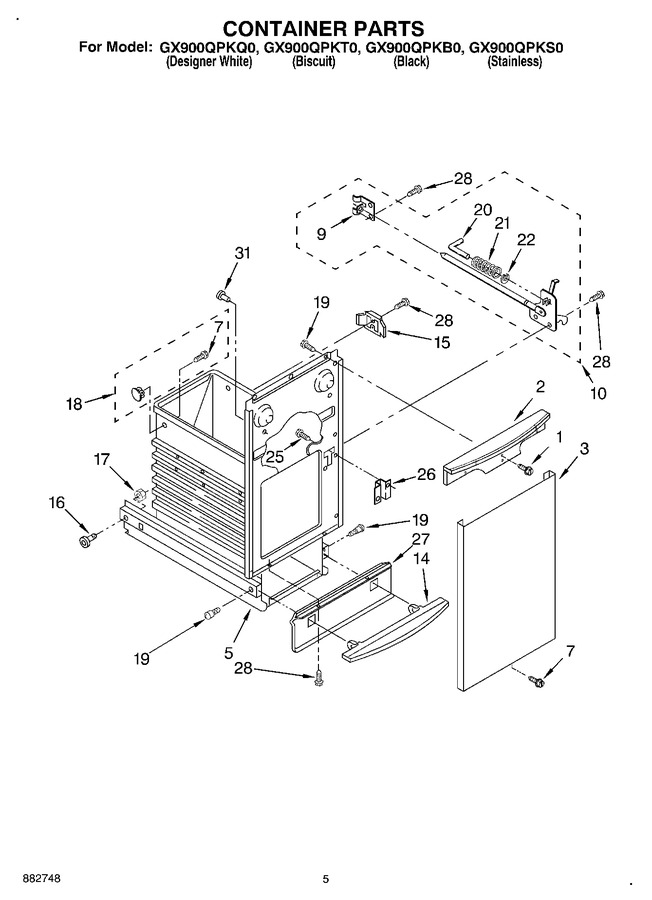 Diagram for GX900QPKT0