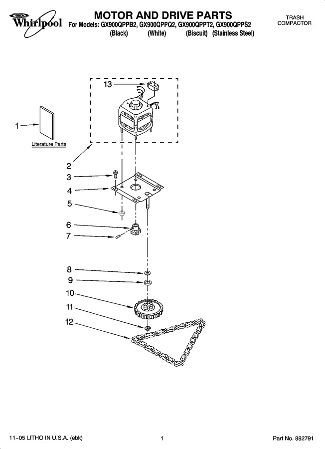 Diagram for GX900QPPB2