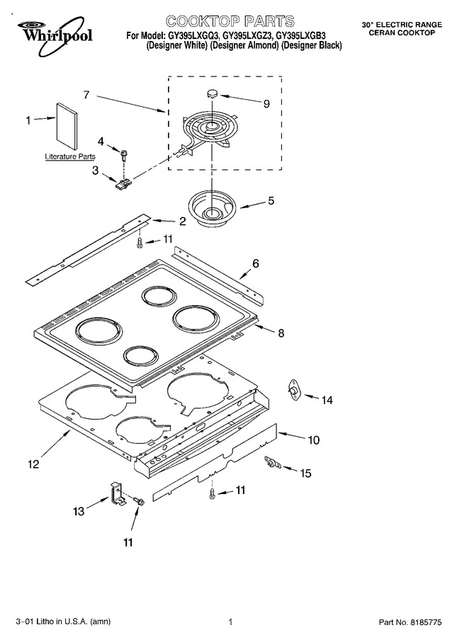 Diagram for GY395LXGZ3