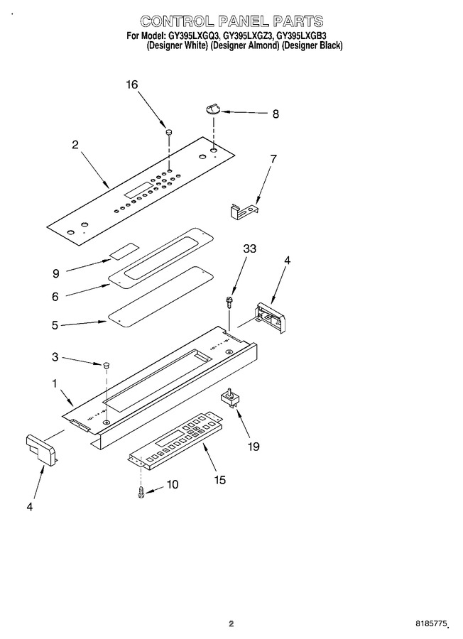 Diagram for GY395LXGB3
