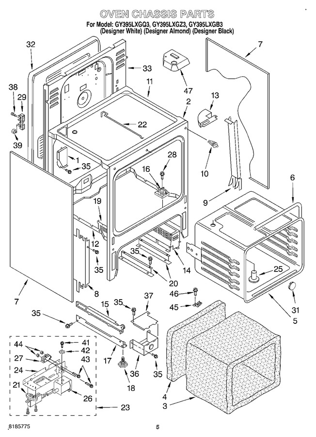 Diagram for GY395LXGB3