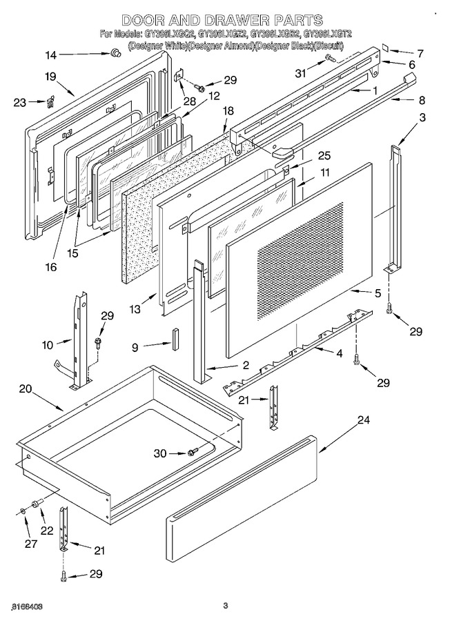 Diagram for GY396LXGB2