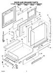 Diagram for 04 - Door And Drawer Parts
