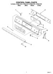 Diagram for 02 - Control Panel Parts
