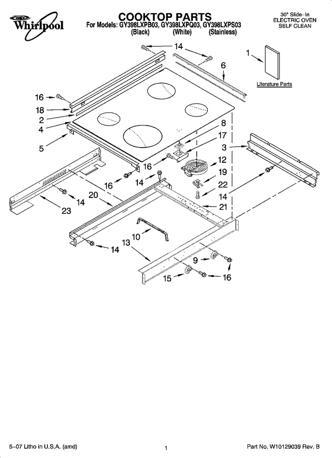 Diagram for GY398LXPB03