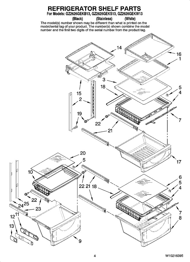 Diagram for GZ2626GEKS13