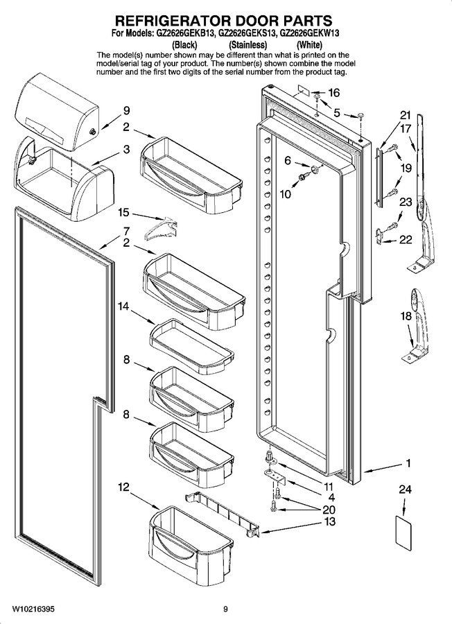 Diagram for GZ2626GEKS13